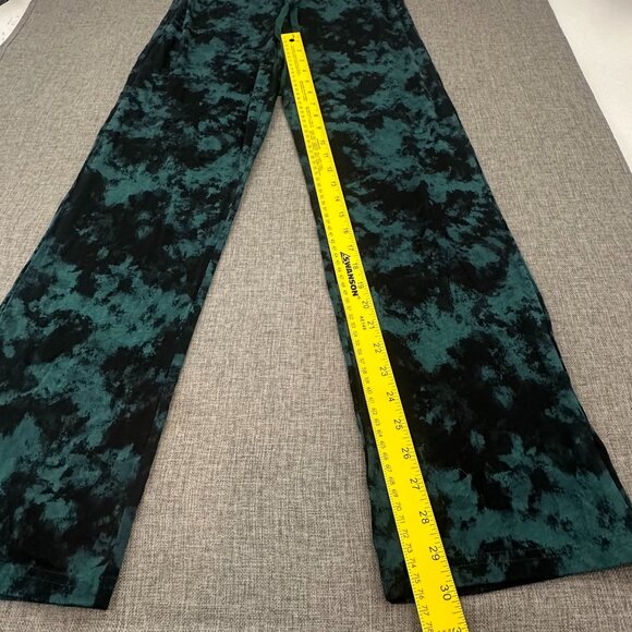 NEW! Jenni Intimates PJ Pants Tie Dye XS‎ Green Black Drawstring Comfy Lounge - Picture 6 of 11